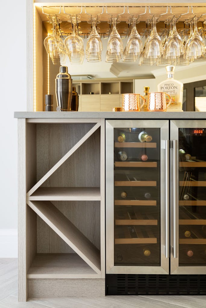 Bespoke-Home-Bars-Joinery-Wood-Plasterboard-Shelving-Luxury-Living-Room-Feature-Wine-Bar