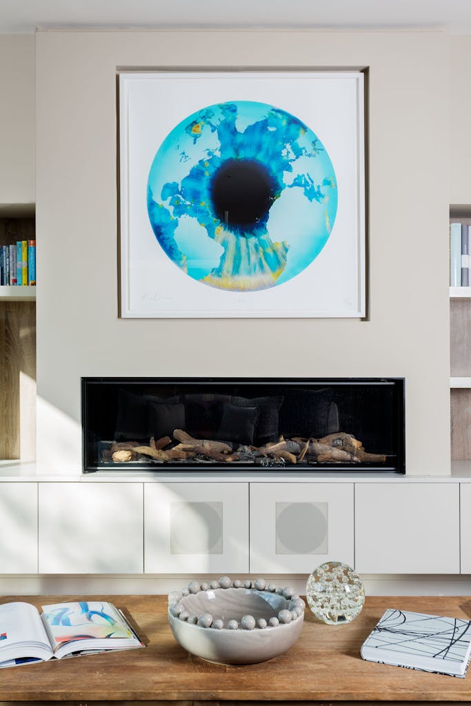 Bespoke-Media-Fireplace-Wall-Joinery-Wood-Plasterboard-Shelving-Luxury-Living-Room-Feature