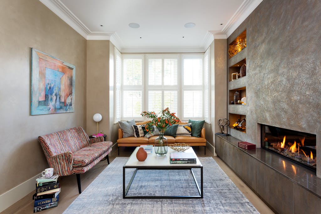 Bespoke-Media-Fireplace-Wall-Joinery-Wood-Plasterboard-Shelving-Luxury-Living-Room-Feature