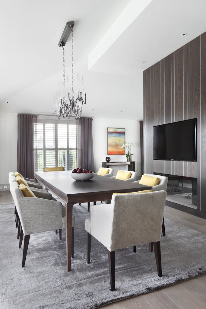 Bespoke-Media-Fireplace-Wall-Joinery-Wood-Plasterboard-Shelving-Luxury-Living-Room-Feature