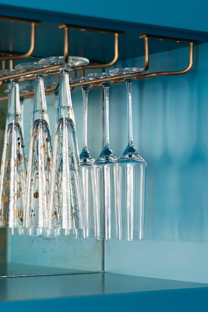 bryanston court bespoke dining room joinery home bar blue cabinetry hux london 27