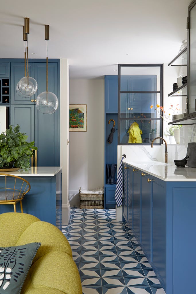 eton avenue boot room joinery matching shaker cabinetry hux london 2