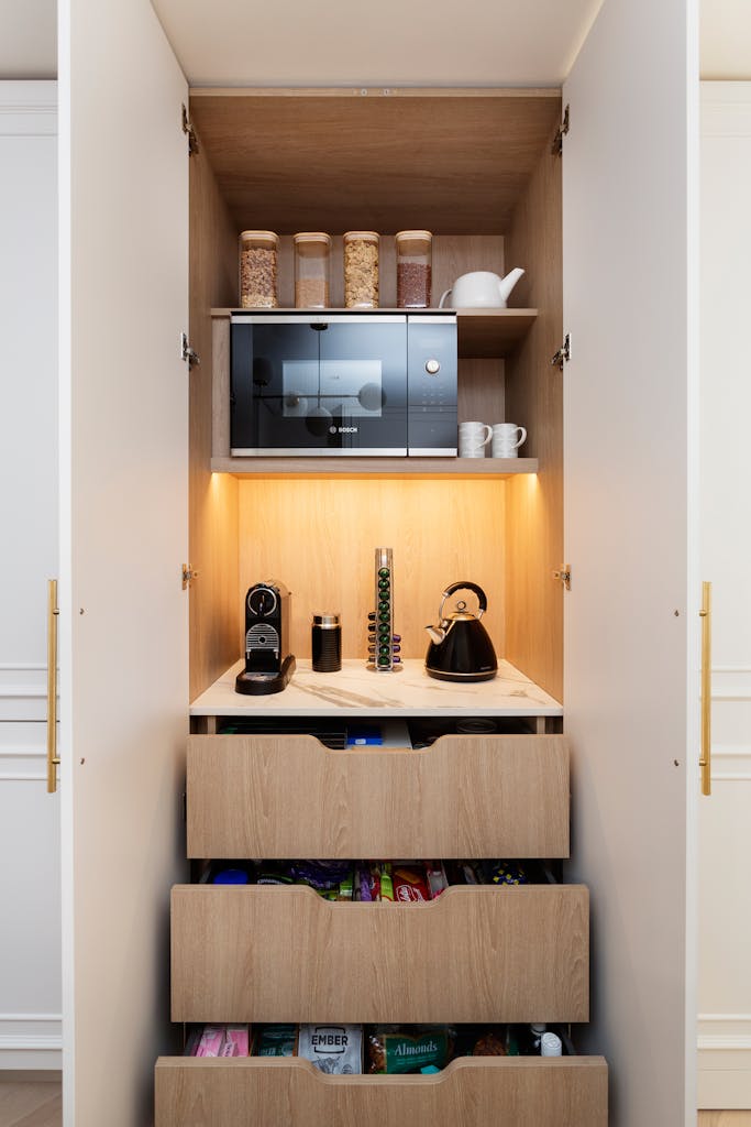gloucester hidden pantry cabinetry hux london 7