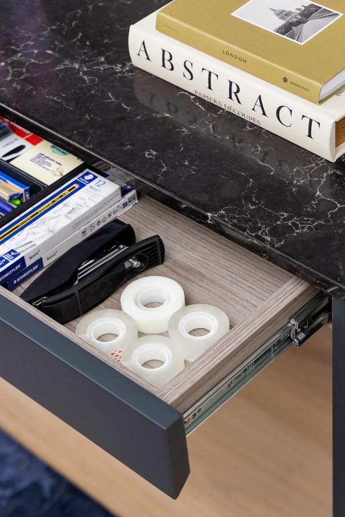 honeywell road hux london contemporary study fitted desk joinery 10