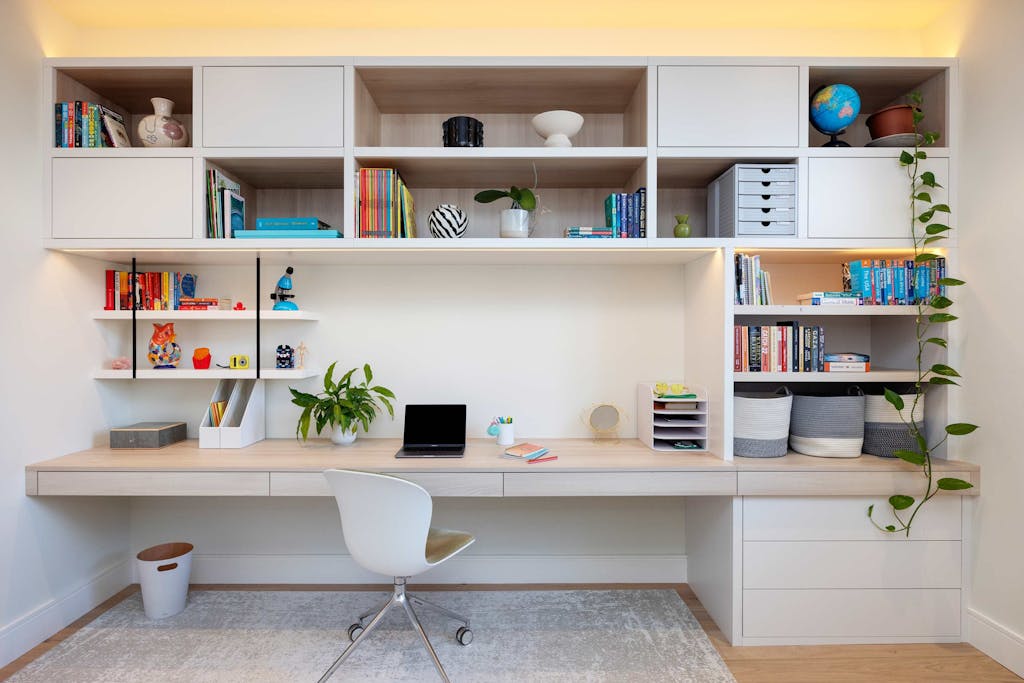 honeywell road hux london luxury home office joinery workspace 3