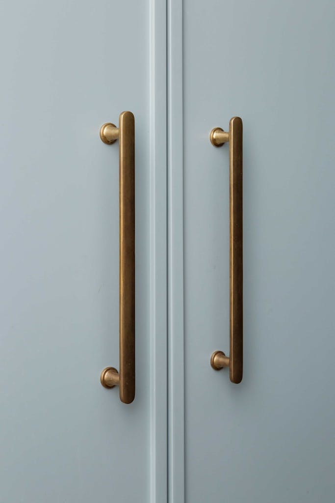 whitehall brass kitchen handles luxury brassware hux london 3