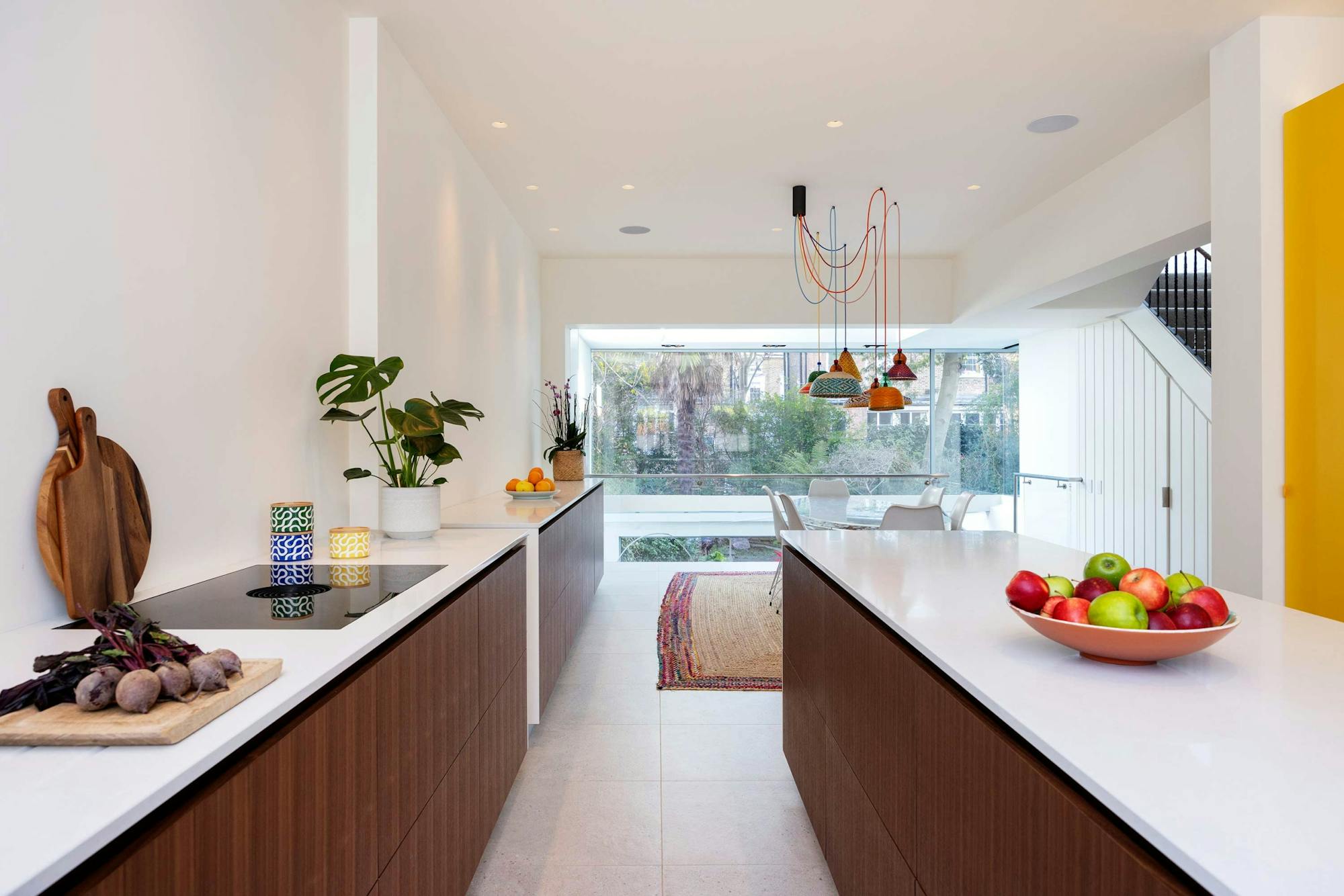 hereford road bespoke kitchen view to garden hux london 2