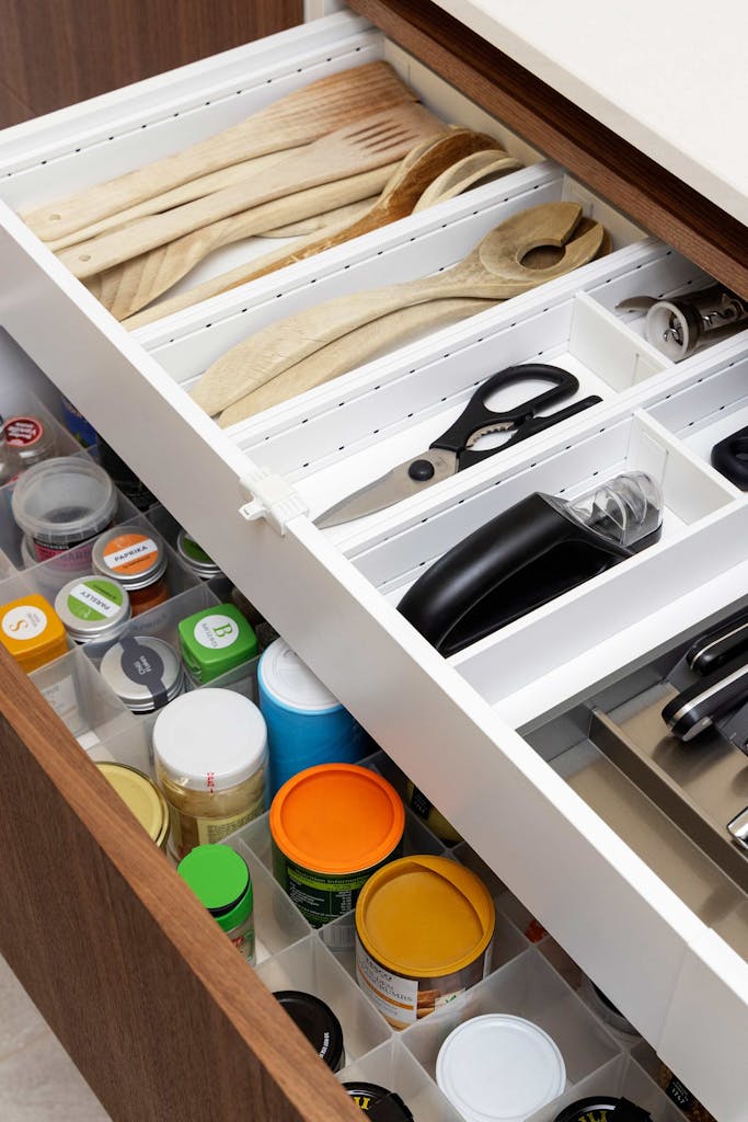 hereford road walnut island integrated handles hux london 10