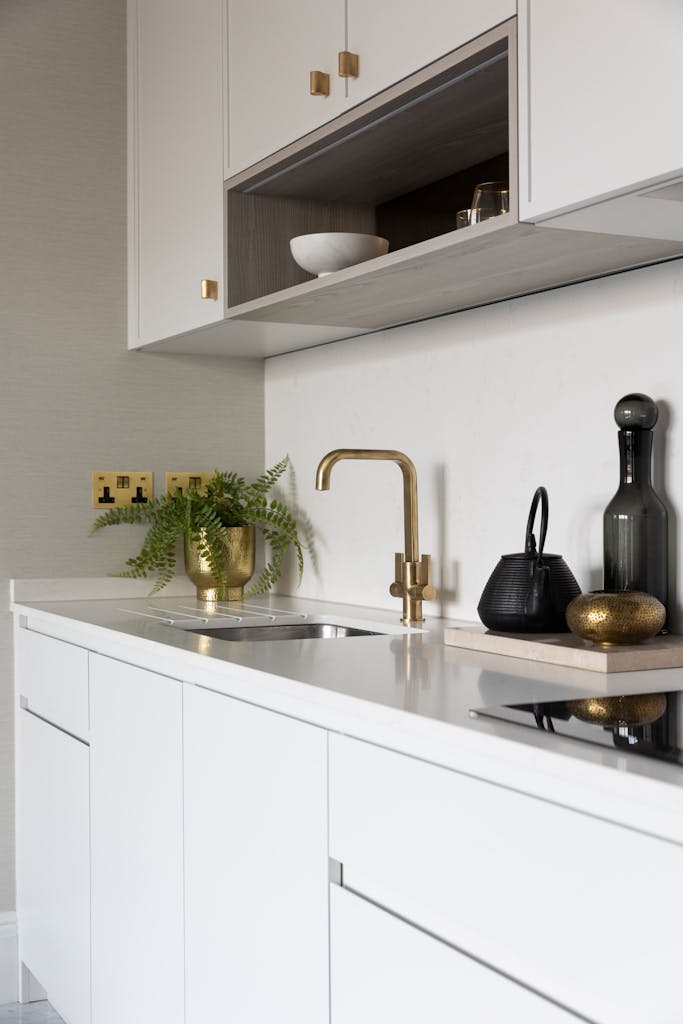 hux london arthouse kitchen white cabinets contemporary bespoke
